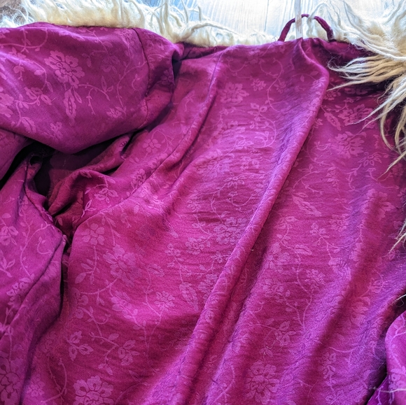 Free People 'Florence' S tan shag faux fur coat - Picture 8 of 10